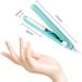 2-in-1 Ceramic Hair Smoother & Mini Straightener - Perfect for Smooth & Curly Hair - Portable for All Hair Types (Blue) - Buy Online on GoSupps.com