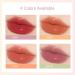 Rayberro 4 Pack Water Gloss Lip Glaze - Long Lasting Waterproof Lipstick Set | Cute Pinecone Shape Non-Stick & Fade Resistant Lip Care - Buy Online on GoSupps.com