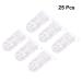 Toyandona 25pcs Transparent Soft Silicone Pacifier Clips - Gripping Teeth Baby Bib Clips & Pacifier Holders - International Shipping Available - Buy Online on GoSupps.com