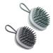 WOONEKY 2 pieces silicone shampoo comb scalp bushes silicone scalp washer headwear hair shampoo silicone hair brushes scalp shampoo brush silicone shampoo brush