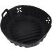 Zerodeko 3pcs Air Fryer Cooking Pot Air Fryer Supply Turkey Roasting Pan with Rack Baking Liner Blackx3pcs 20x6.5cmx3pcs - Buy Online on GoSupps.com