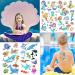 Kids Waterproof Temporary Tattoos - 70 Sheets, 700 Styles Unicorn, Animals, Mermaid, Dinosaur, Car, Space - Safe Water Transfer Fake Tattoo Stickers for Children - Buy Online on GoSupps.com