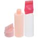 minkissy 2pcs Hair Oil Applicator Scalp Oil Applicator Root Comb Applicator Bottle for Hair Oil Hair Oiling Applicator Hair Oil Comb Pink Outfit Hair Scalp Massager Brush Hair Care Tool