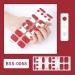 YICHEN 20PCS Nail Adhesive Wrap Gel Nail Polish Strips Stickers Full Wraps Semi-Cured Nail Sticker Waterproof Self-Adhesive Gel Stickers Decals with Nail Tools for Women Girl(UV/LED Lamp Required) Color 16 - Buy Online on GoSupps.com
