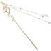 NOLITOY NOLITOY Long Hair Zodiac Dragon Hairpin Headpiece Hanfu Cheongsam Barrette Dragon Metal Barrette Hair Accessories Hair Clips Temperament