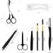 17 Pcs Eyebrow Trimming Kit - Complete Grooming Set for Perfect Eyebrow Shaping - Ideal for Women and Men - Buy Online on GoSupps.com