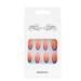 Buy Sethexy French Ballerina False Fingernails - Shiny Blue Coffin Nails | 24pcs Acrylic Press-On Nail Tips for Women & Girls - International Shipping Available - Buy Online on GoSupps.com