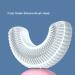 Kids U-Shaped Silicone Toothbrush for Ages 2-7 (Blue) - Food Grade Bristles | Manual Toothbrush - Buy Online on GoSupps.com