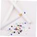 DOITOOL 48 Pcs Nail Point Drill Pencil Nail Dotting Pen Gems Picking Pen Nail Art Gems Diy Nail Art Gems Picker Pen Wax Pencil Nail Point Pen Crayons White Nail Sticker Drill Manicure Wood - Buy Online on GoSupps.com