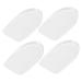 Heel Elevator Insert 2 Pairs Heel Increased Cushion Damping Shoe Inserts Shoe incresed Inserts Heightening Insole Support pad Protection pad Foot Men and Women Booster pad Transparent 8.5X5.5CM
