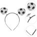 Beaupretty Football Headband Sports Headband Soccer Ball Head Bopper Football Hairband Cheer up Headband for Boys and Girls White 1 - Buy Online on GoSupps.com