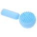 Healeved Face Pore Handheld Brush Facial Brush Silicone Bristles Face Cleaning 11.20X5.10X3.50CM Blue