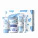 Travel Milk Skin Care Set Including Cleanser, SPF50+ Sunscreen, Eye Care, Brightening Cream, Skin Moisturizer, Daily Gifts