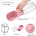 Cotop 550ml Portable Dog Water Bottle & 100ml Feed Bottle - Travel-Friendly Pet Hydration Solution (White) - Buy Online on GoSupps.com