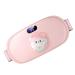 Electric uterus heating belts improves blood circulation visualized intelligent temperature control dysmenorrhea relief belt women's mentary heating belt (pink)