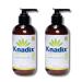Knadix Hemp Oil Cream Ideal for Sensitive Skin Pack of 2 - 8 oz Each - Inflammation & Pain - Moisturizing and Emolient (2)