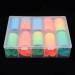 Manicure Transfer Sticker Bright Charming Removable Safe Nontoxic Nail Foil Transfer Sticker Luminous for Home DIY for Weddings - Buy Online on GoSupps.com