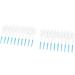 Buy Portable Silicone Interdental Brushes - 200 Pack Mint Green | Travel-Friendly Toothpicks for Gum Protection - Buy Online on GoSupps.com