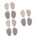 NOLITOY 6 Pairs Half Size Pad High-Heel Insoles High Heel Inserts Forefoot Support Gel Sports Shoe Pad Boot Insoles Anti-wear Insoles Heel Inserts for Boots Comfortable Leather