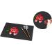 10 Sheets Plastic Nail Art Palette - Nail Painting & Mixing Boards for Beauty Salons | Black Color Cream Mixing - Buy Online on GoSupps.com