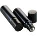 Zeoabsy 12-Pack 5ml Black UV-Coated Essential Oil Roller Bottles - Glass Perfume Bottles with Stainless Steel Balls Travel Set with Funnels & Opener for Aromatherapy - Buy Online on GoSupps.com