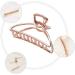 Forhome 4pcs Large Metal Hair Claw Clips Women Metal Hollow Jaw Barrettes Alloy Hair Claws Decor for Thick Hair - Buy Online on GoSupps.com