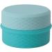 Silicone Cream Jars with Spoon Travel Silicone Makeup Container Portable 3 in 1 Outdoor for Women (Sky Blue) - Buy Online on GoSupps.com