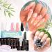 Astound Beauty Poly Nail Gel Kit - UV Lamp, Slip Solution & Glitter - All-in-One Manicure - Buy Online on GoSupps.com