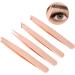 Slant Tip Tweezer Small Size Stainless Steel Tweezer Rose Gold Anti-Rust for Makeup Lovers Performence Makeup - Buy Online on GoSupps.com