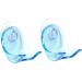 Rongweiwang Suction Razor Holder - 2-Piece Clear Bathroom Shaver Storage Rack for Easy Organization - Buy Online on GoSupps.com