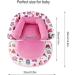 AIPINQI 2-in-1 Baby Head Support for Car Seats - Soft Infant Car Seat Headrest Insert Cushion for Strollers & Swings - Pink - Buy Online on GoSupps.com