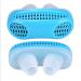 Two in one Anti snoring Device Variable Speed Anti snoring Device with Adjustable Wind Speed Suitable for Women and Men to Stop snoring. Silent Device(Blue)