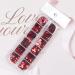 JMEOWIO Red Heart Nail Glitter - Valentine's Day Nail Art Accessories for Women & Girls | Shop Internationally! - Buy Online on GoSupps.com