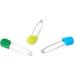 IDWT Baby Safety Pins Set - 12 Colorful Plastic Head Pins for DIY Crafts, Diapers, Jewelry Making, Laundry, and Blankets - Buy Online on GoSupps.com