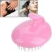 Manual Scalp Massage Brush - Pink Waterproof Silicone Shampoo & Shower Brush for Stress Relief & Scalp Care - Buy Online on GoSupps.com