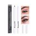 Waterproof Eyeliner Glue, Professional Eyeliner, Gel Pen, Long Lasting Makeup Pen, Black Eyeliner and White Eyeliner, 2 Colors