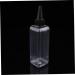 DOITOOL 15pi ces Bouteille De Teinture Capillaire Carr e Plastique Transparent Avec Goulot Pour Coloration Cheveux Flacon De Coloration Cheveux - Buy Online on GoSupps.com