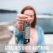 Guard Dog Bling-it-On Pepper Spray Key Holder - 16ft Range - Glitter White - Buy Online on GoSupps.com