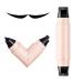 Eyeliner Stamp Gel Eyeliner Set New Foldable Eyeliner Stamp Double Sided Winged Stamp Winged Eyeliners Stamp Liquid Eyeliners Pens Long Lasting Multifunctional Black