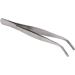 Tweezers Tool Portable Erosion Resistant Stainless Steel Tip Tweezers with Serrated Edge Easy to Clean for Watch Repair Bag (Curved Round Tip) - Buy Online on GoSupps.com