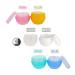 Greatforu 12PCS 20g Transparent Cosmetic Containers with Lids - Ideal for Cream Lip Balm Eyeshadow & Lotion - Includes 12 Mini Spatulas - Perfect for International Shipping - Buy Online on GoSupps.com