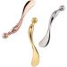 TOVINANNA Spoon Unicorn Horn Clip on Eye Tool Makeup Spoon Make up Kit Eye Spoon Spiral Perm Rods Creami Buttercream Stick Eyes 9.50X1.50X0.50CM Golden - Buy Online on GoSupps.com