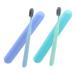 Tovinanna 2 Partial toothbrushes set ultra toothbrush gum care toothbrush with long handle tooth cleaning tool 1 piece (1 -pack)