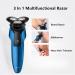 Electric Razor Men USB Quick Rechargeable Electric Shaver 3in 1 Wet & Dry Rotary Shavers with Nose Hair Trimmer and Beard Trimmer - Buy Online on GoSupps.com