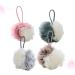 Zerodeko 4 Pcs Bath Sponge Body Powder Puff Shower Loufah Sponge | Large Bath Ball Skincare Tools for Shower | Double Color Bath Ball Pouf Net - 12.5X12.5cm - Buy Online on GoSupps.com