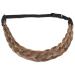 Shop Tess Braided Hair Tie | Medium Hair Accessories for Women | Light Brown & Middle Blonde Headband - Perfect for Dutt & Braids - Buy Online on GoSupps.com