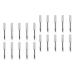 Beavorty 20 Pcs Eyelash Tube Mascara Bottles Mascara Wand Tube Empty Eyeliner Tubes Cosmetic Plastic White