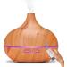 Essential Oil Diffuser Aromatherapy Humidifier Diffuser for Essential Oils with 7 LED Light Colors Timer and Auto-Off Safety Switch for Bedroom Home - 550ML