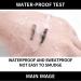 Go Ho Matte Black Gel Eyeliner - Water-proof, Smudge-proof, Long Lasting Cream Eyeliner with Brush - 1Black - Buy Online on GoSupps.com