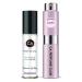 CA Perfume Duo Impression of Maison Francis A La Rose For Women Eau de Parfum Refillable Atomizer Sprayer + Fragrance Body Oil Long Lasting Sample Travel Size Roll-On Bottle 0.27 Fl Oz+0.33 Fl Oz